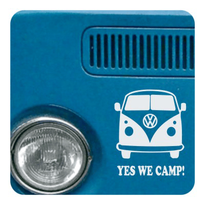 Sticker yes we camp